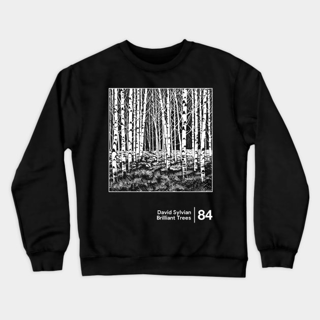 Brilliant Trees - Minimalist Graphic Artwork Design Crewneck Sweatshirt by saudade